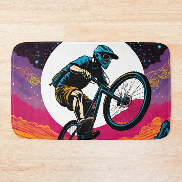 Item preview, MTB Racer Tackles Gnar with Speed designed and sold by GrizzlyCollective.