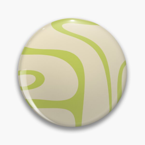 Item preview, Copacetic Retro Abstract in Light Lime Linden Green and Cream Beige designed and sold by kierkegaard.