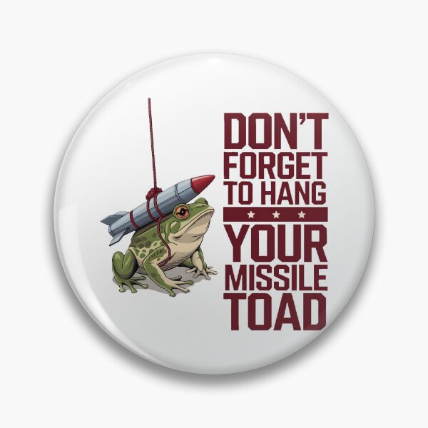 Item preview, Hang Your Missile Toad designed and sold by PlanetMarker.