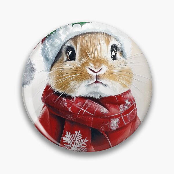 Item preview, Holiday Cheer with Christmas Bunny designed and sold by NomadicDreamer.
