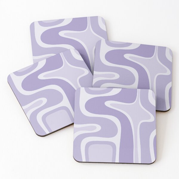 Item preview, Copacetic Retro Abstract in Light Lavender Purple designed and sold by kierkegaard.