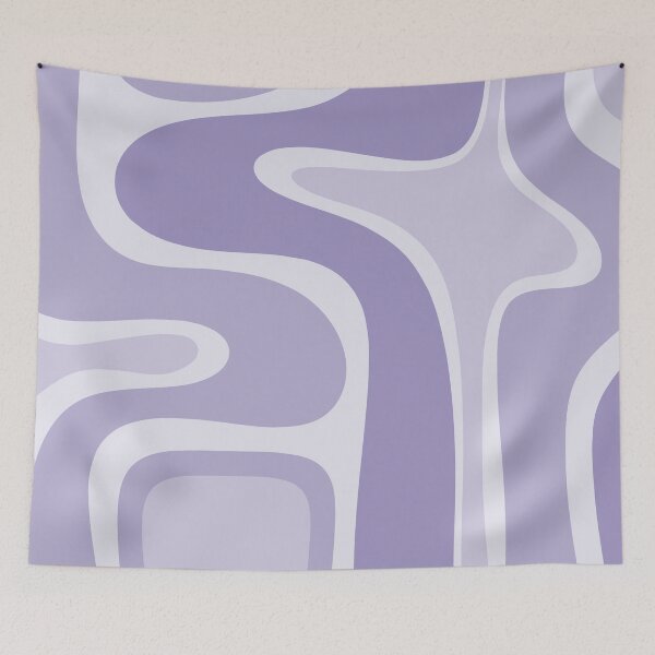 Item preview, Copacetic Retro Abstract in Light Lavender Purple designed and sold by kierkegaard.