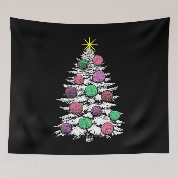 Item preview, Crochet Christmas Tree Funny Festive Knitting Sewing Yarn designed and sold by GrandeDuc.