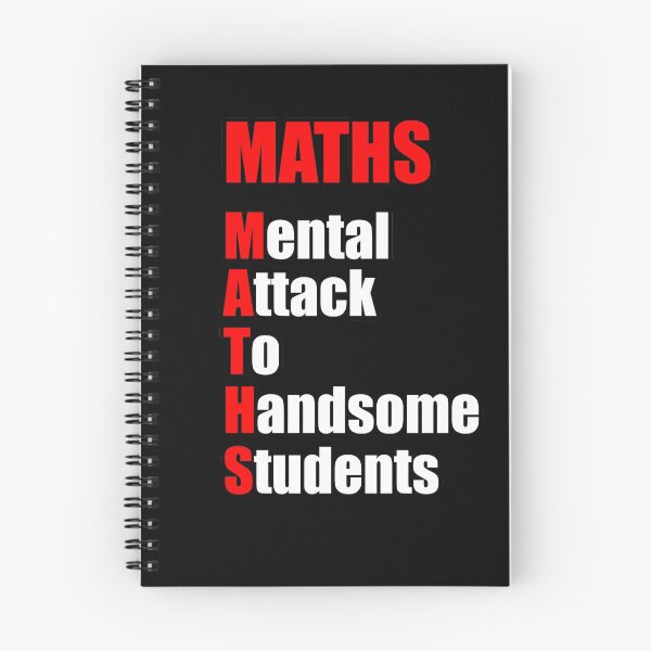 Item preview, MATHS - Mental Attack To Handsome Students designed and sold by trendo.