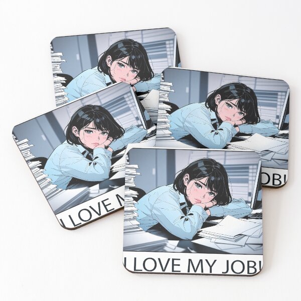 Item preview, I love my job illustration designed and sold by NordicBadger.