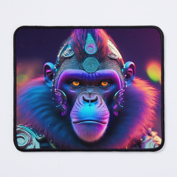 Item preview, Techno Punk | Disco Ape | Cyberpunk Monkey Collection designed and sold by monkeybusiness.pt.