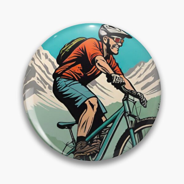 Item preview, Mountain Biker Shredding Hills with Speed designed and sold by GrizzlyCollective.