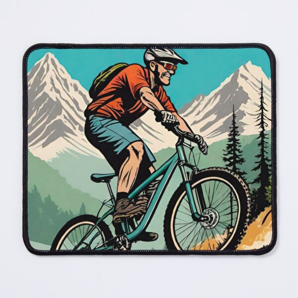 Item preview, Mountain Biker Shredding Hills with Speed designed and sold by GrizzlyCollective.