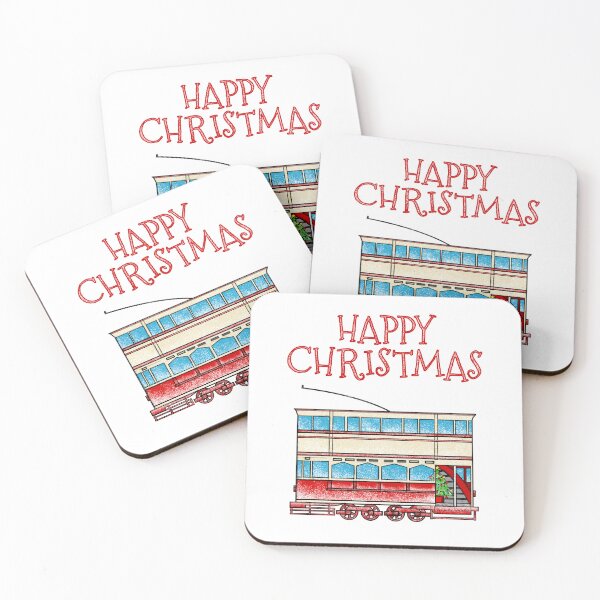 Item preview, Christmas Tram Rail Enthusiast (Red) designed and sold by doodlerob.