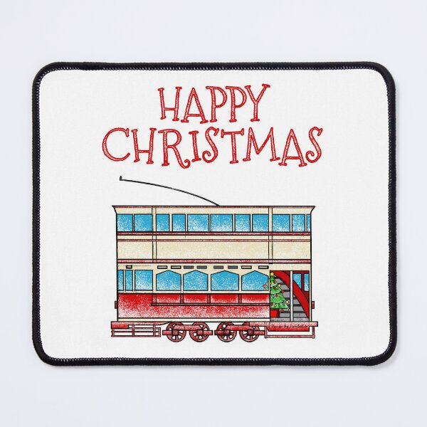 Item preview, Christmas Tram Rail Enthusiast (Red) designed and sold by doodlerob.