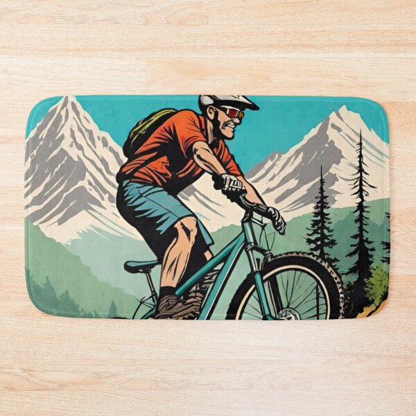 Item preview, Mountain Biker Shredding Hills with Speed designed and sold by GrizzlyCollective.