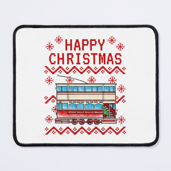Item preview, Tram Ugly Christmas, Rail Enthusiast designed and sold by doodlerob.