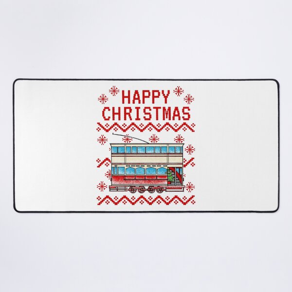 Item preview, Tram Ugly Christmas, Rail Enthusiast designed and sold by doodlerob.