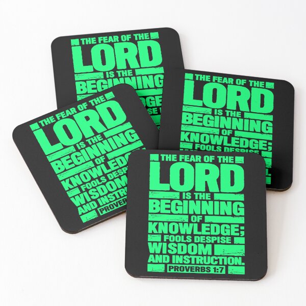 Item preview, Proverbs 1:7 The Fear of the LORD is the Beginning of Knowledge designed and sold by plushism.