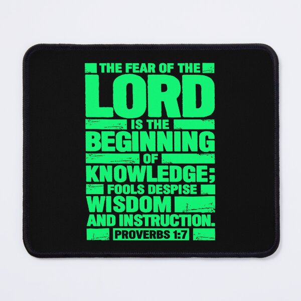 Item preview, Proverbs 1:7 The Fear of the LORD is the Beginning of Knowledge designed and sold by plushism.