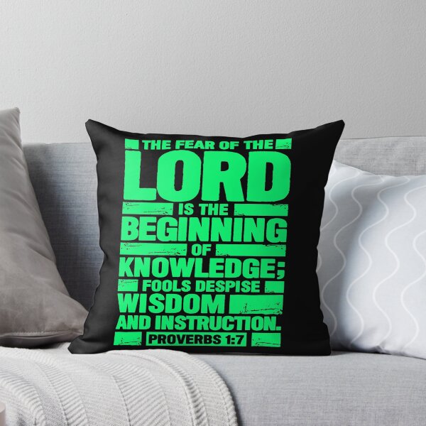 Item preview, Proverbs 1:7 The Fear of the LORD is the Beginning of Knowledge designed and sold by plushism.