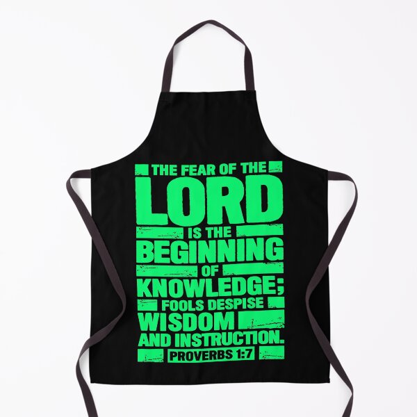 Item preview, Proverbs 1:7 The Fear of the LORD is the Beginning of Knowledge designed and sold by plushism.