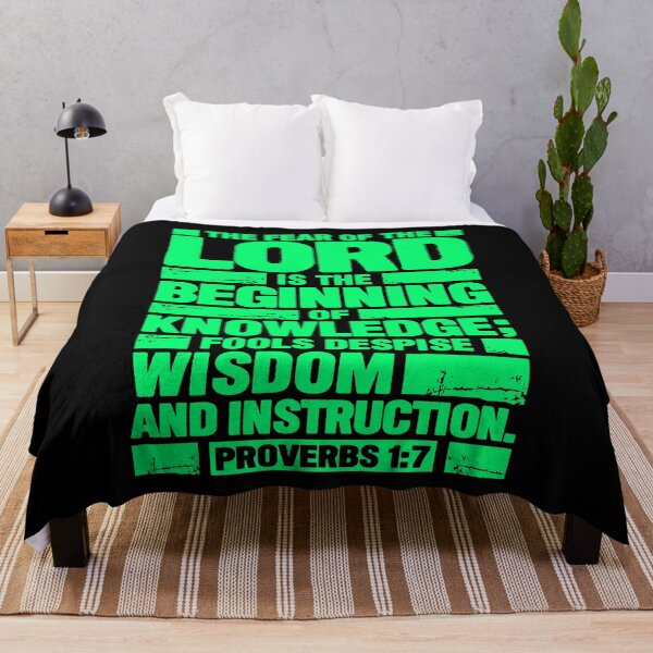 Item preview, Proverbs 1:7 The Fear of the LORD is the Beginning of Knowledge designed and sold by plushism.