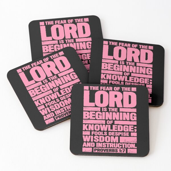 Item preview, Proverbs 1:7 The Fear of the LORD is the Beginning of Knowledge designed and sold by plushism.