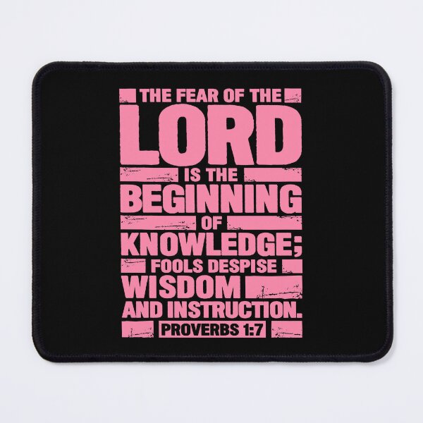 Item preview, Proverbs 1:7 The Fear of the LORD is the Beginning of Knowledge designed and sold by plushism.