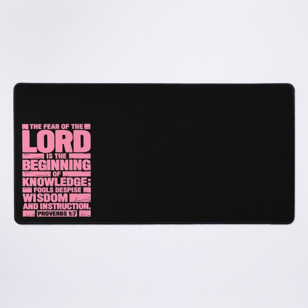 Item preview, Proverbs 1:7 The Fear of the LORD is the Beginning of Knowledge designed and sold by plushism.
