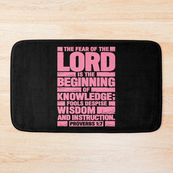 Item preview, Proverbs 1:7 The Fear of the LORD is the Beginning of Knowledge designed and sold by plushism.