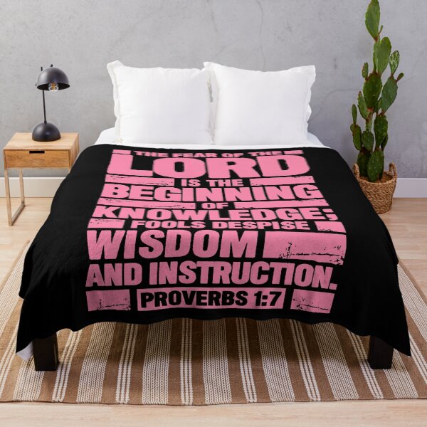Item preview, Proverbs 1:7 The Fear of the LORD is the Beginning of Knowledge designed and sold by plushism.