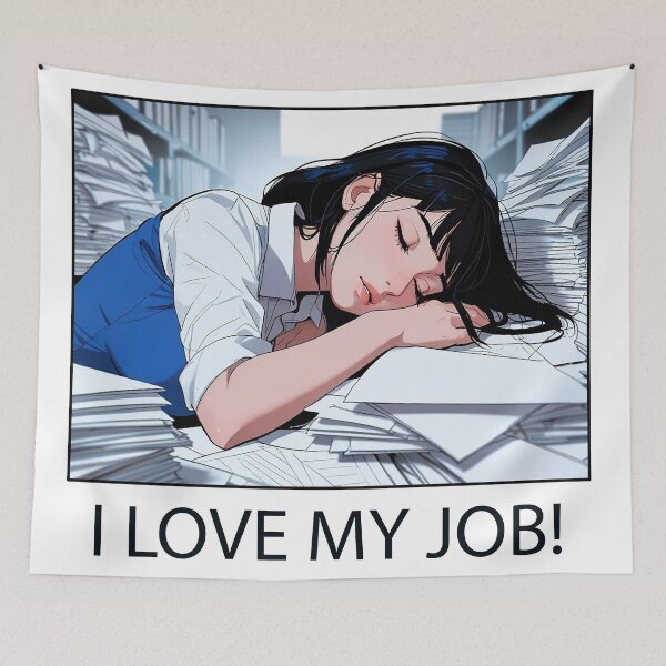 Item preview, I love my job t-shirt designed and sold by NordicBadger.