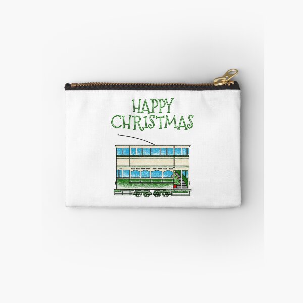 Item preview, Christmas Tram Rail Enthusiast (Green) designed and sold by doodlerob.