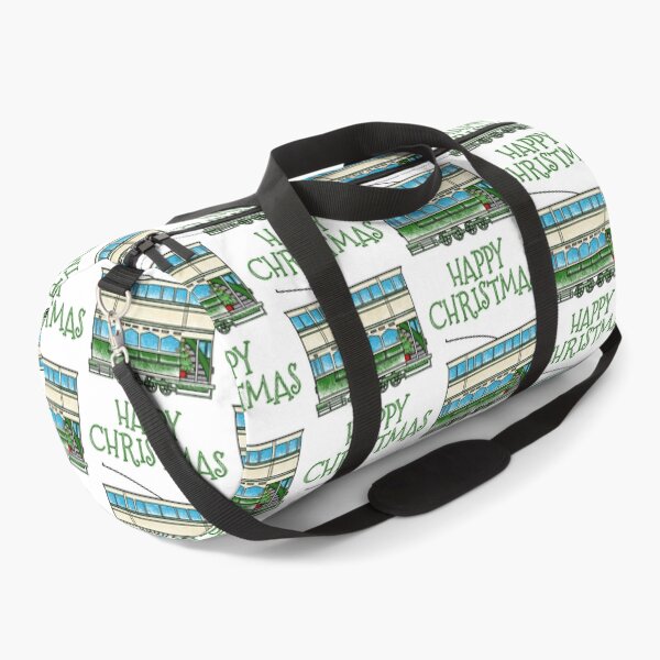 Item preview, Christmas Tram Rail Enthusiast (Green) designed and sold by doodlerob.