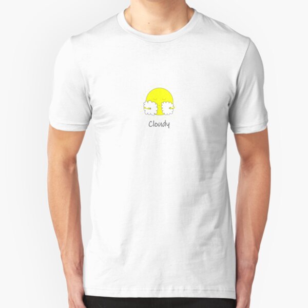 Cloudy T-shirt ajusté