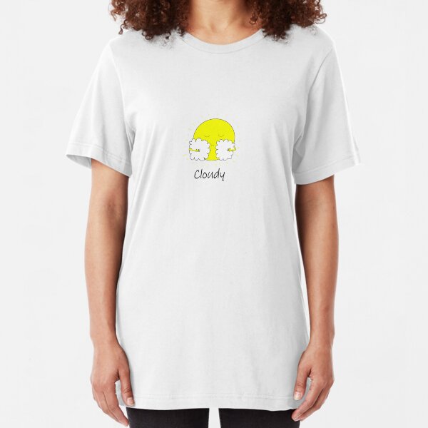 Cloudy T-shirt ajusté