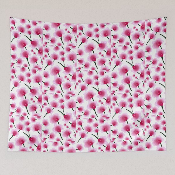 Item preview, Pink Orchid Pattern designed and sold by Tigerlilly Designs.