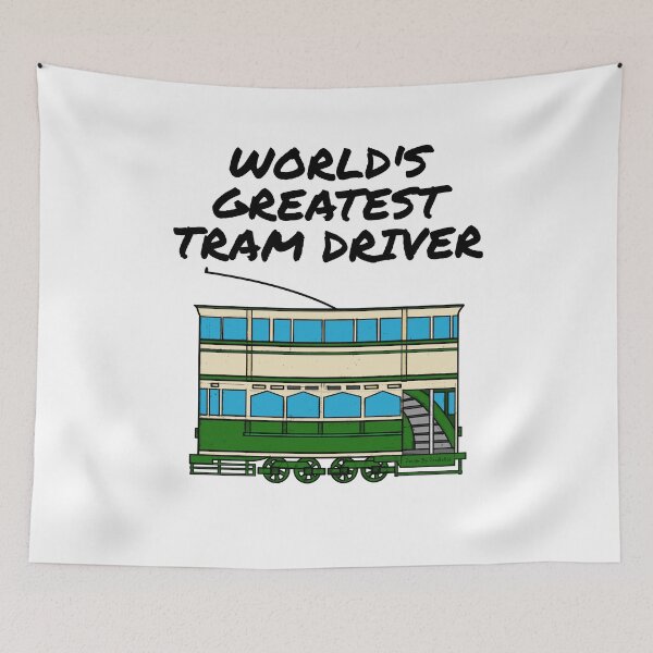 Item preview, World's Greatest Tram Driver, Rail Enthusiast designed and sold by doodlerob.