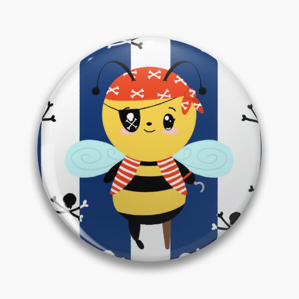 Item preview, Cute Pirate Bumblebee designed and sold by IsobelStudio.