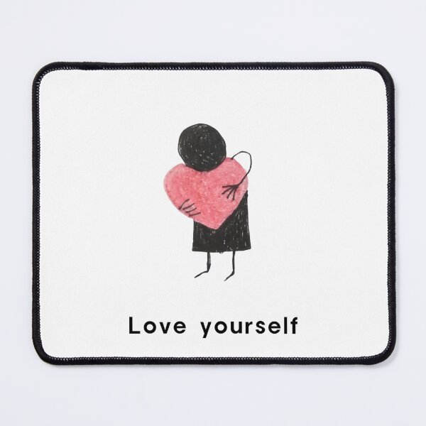 Item preview, Love yourself, motivational posters, positive posters, inspirational wall art, good morning quotes, motivational wall art designed and sold by Mysteryplace.