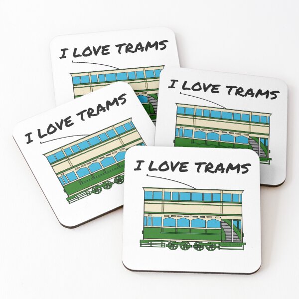 Item preview, I Love Trams, Tram Driver, Rail Enthusiast designed and sold by doodlerob.