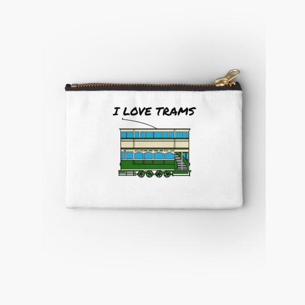 Aperçu de l'œuvre J'adore les tramways, je suis conducteur de tramway et passionné de chemin de fer créée et vendue par doodlerob.