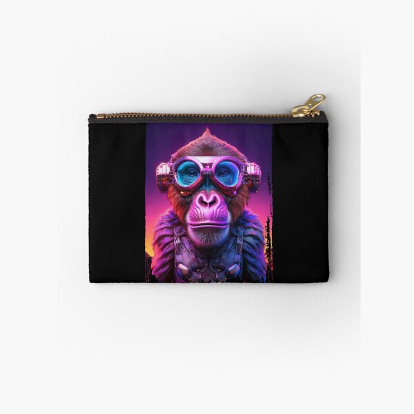 Item preview, Crest | Blue Glasses Ape | Cyberpunk Monkey Collection designed and sold by monkeybusiness.pt.
