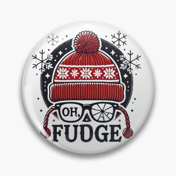 Item preview, Oh a Fudge Funny Christmas Saying Vintage Xmas Santa Hat designed and sold by SztylishDesigns.