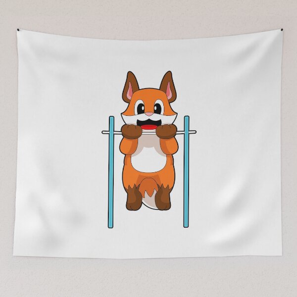 Item preview, Fox Bodybuilder Pull ups Bodybuilding designed and sold by Snabdesign84.