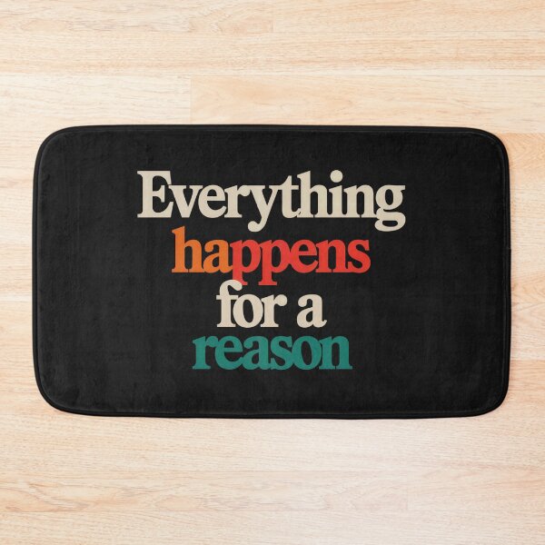 Item preview, Everything Happens for a Reason Positivity designed and sold by Anniko Art Studio.