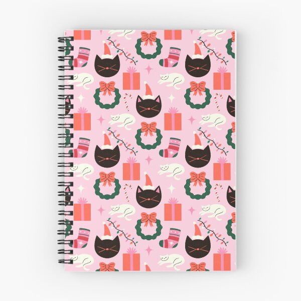 Item preview, Cat Christmas Pattern designed and sold by Haley Schulz.