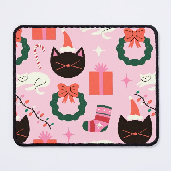 Item preview, Cat Christmas Pattern designed and sold by Haley Schulz.