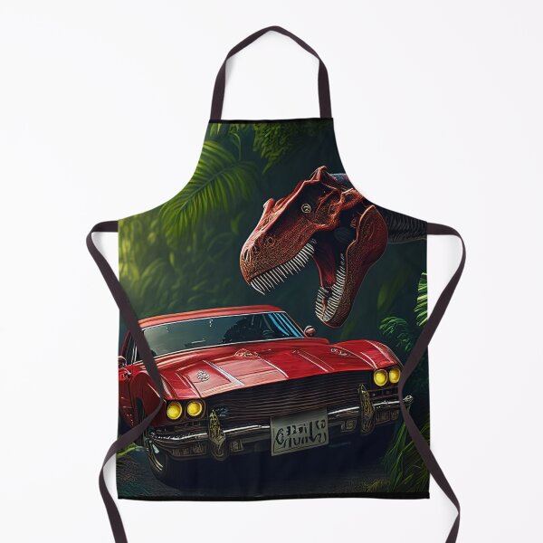 Item preview, 02 Dinosaur Drift - Time Travel Chaos: An Unusual Car Race Margarita Art Automotive Legends designed and sold by Margarita-Art.