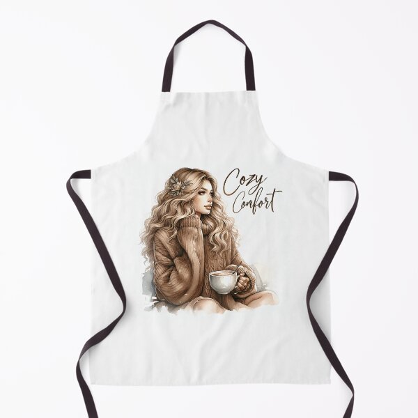 Item preview, Cozy Moments Coffee Girl Illustration - Coffee lover comfort designed and sold by Belhbib Art ⭐⭐⭐⭐⭐.