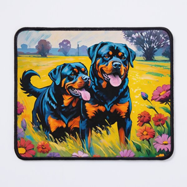 Item preview, Charming Rottweiler Pair: Proud and Strong designed and sold by GrizzlyCollective.