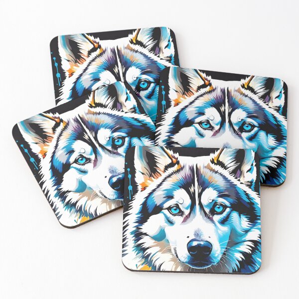 Item preview, Adorable Husky with Striking Blue Eyes designed and sold by GrizzlyCollective.