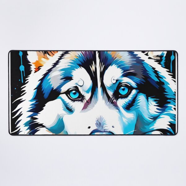 Item preview, Adorable Husky with Striking Blue Eyes designed and sold by GrizzlyCollective.