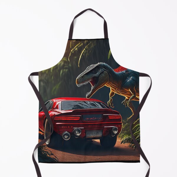 Item preview, 03 Dinosaur Drift - Time Travel Chaos: An Unusual Car Race Margarita Art Automotive Legends designed and sold by Margarita-Art.